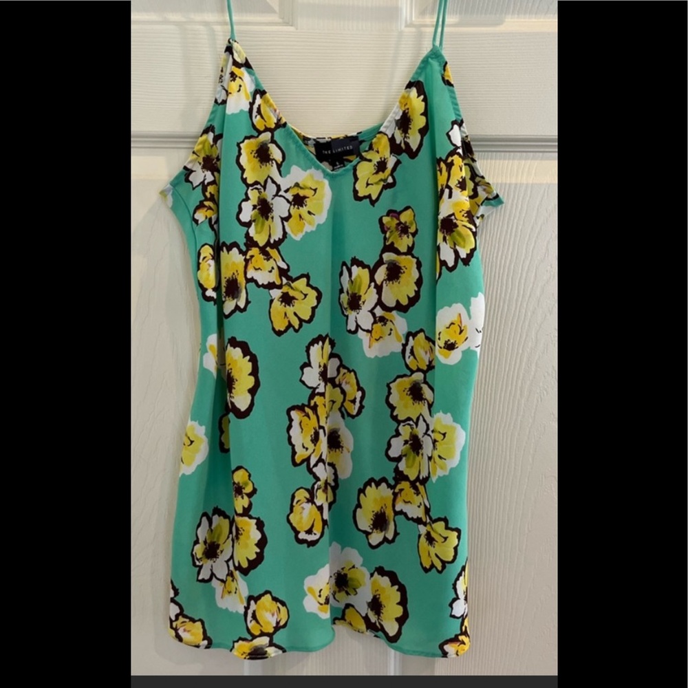 LIMITED yellow & mint top